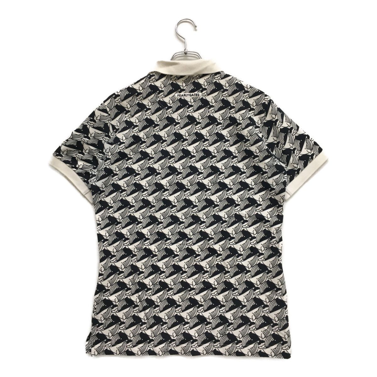 メンズ パーリーゲイツ PEARLY GATES 半袖ポロシャツ 4(M) 購入 白×紺