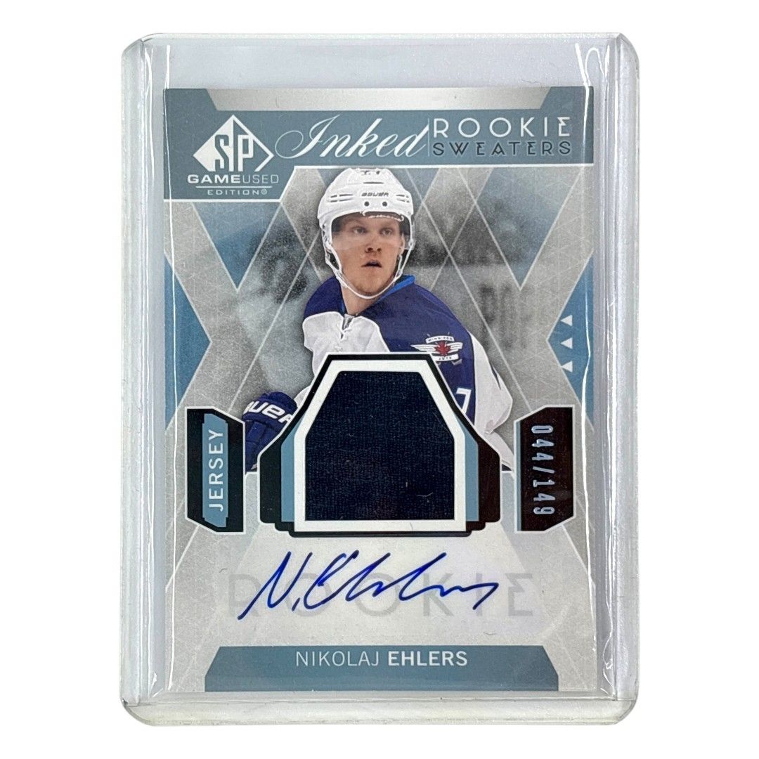 UPPER DECK NHLカード SP GAME USED NIKOLAJ EHLERS WINNIPEG JETS /149 #IRS-NE 送料無料 中古 IT1