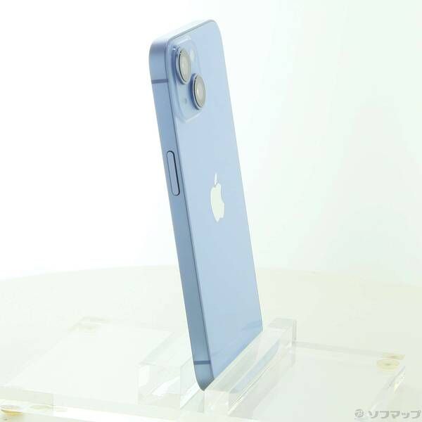 【中古美品現状】Apple iPhone14 128GB ブルー 85% Apple 美品 アップルストア版 SIMフリー iPhone14 128GB ブルー色 : 翼