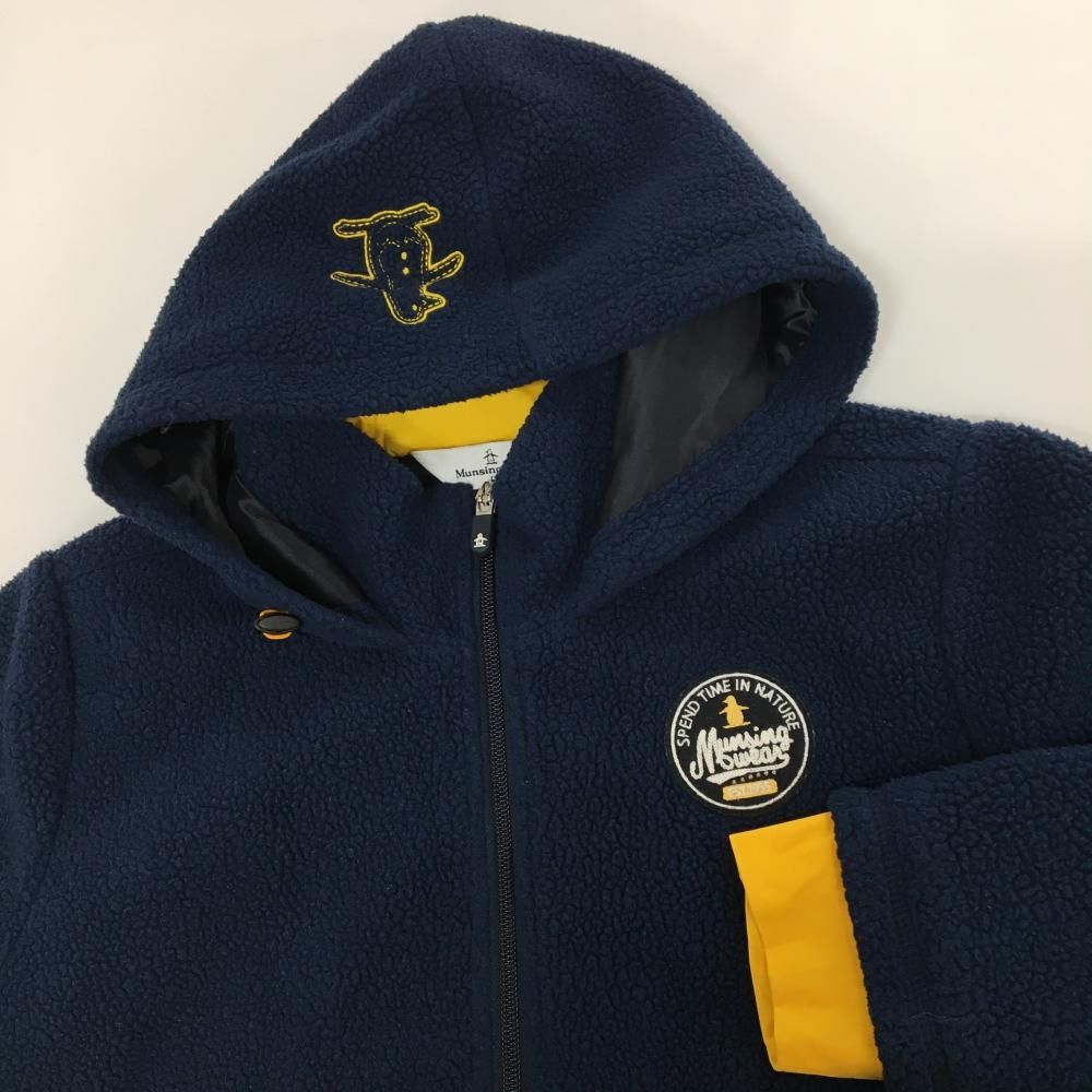 ⭐️Munsing Wear ゴルフ　フード付きジャケット Munsingwear（マンシングウェア） フード付きダウンジャケット ライト