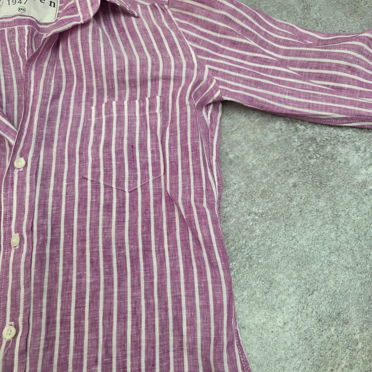 【美品】希少! フランク＆アイリーン リネン スキッパーシャツ USA製 Frank&Eileen フランクアンドアイリーン スキッパーシャツ リネン 麻