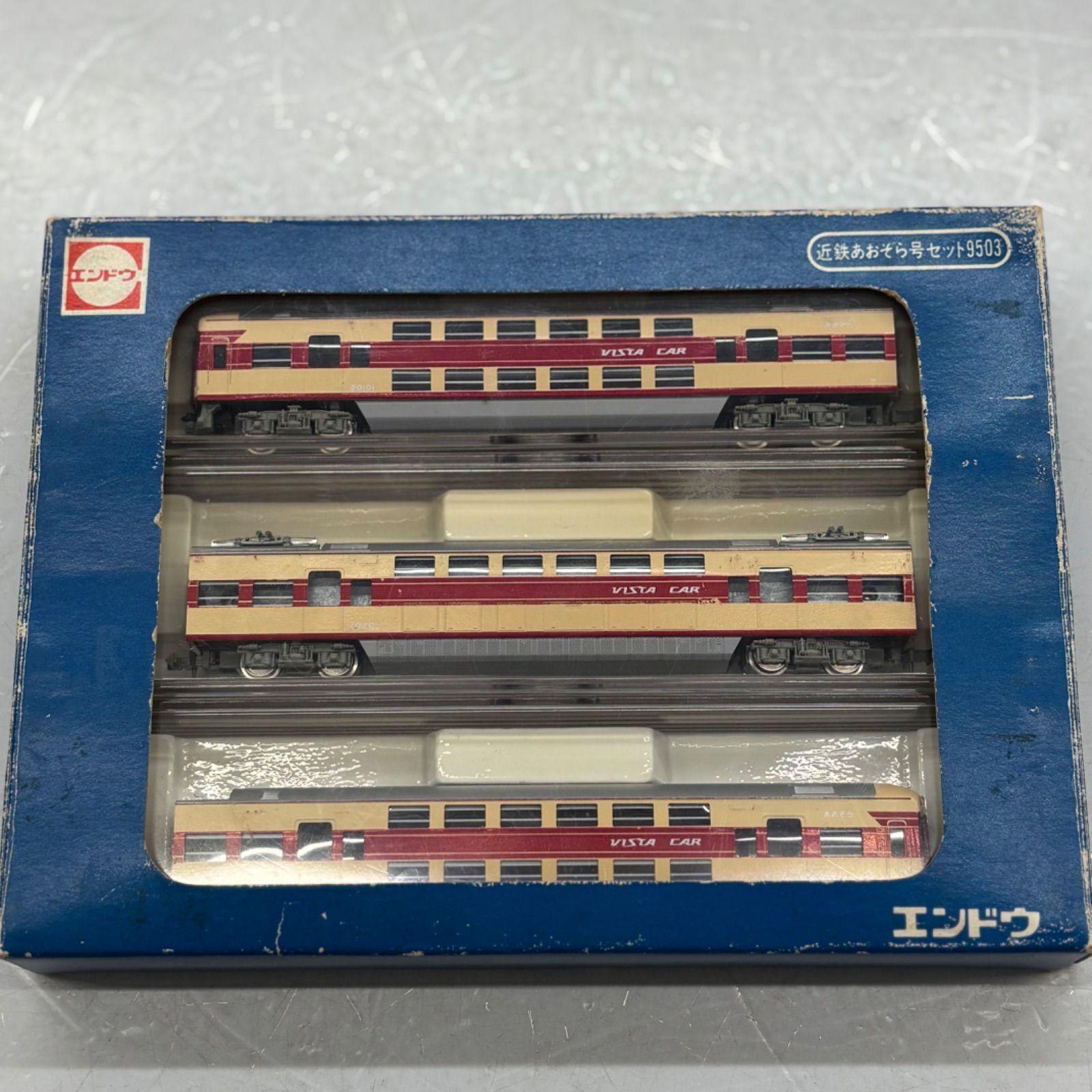 Nゲージ エンドウ 近鉄あおぞら車両3つセット エンドウ 3521 3522 3524