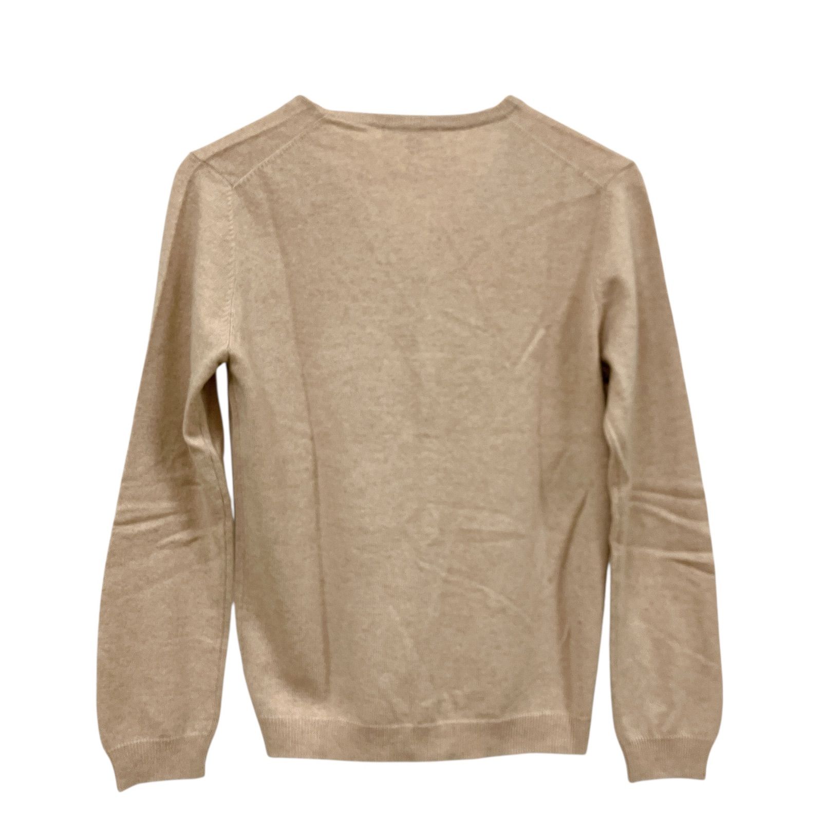 OG37 UNIQLO ユニクロ カシミヤ100% Vネック カーディガン 長袖 モカ 