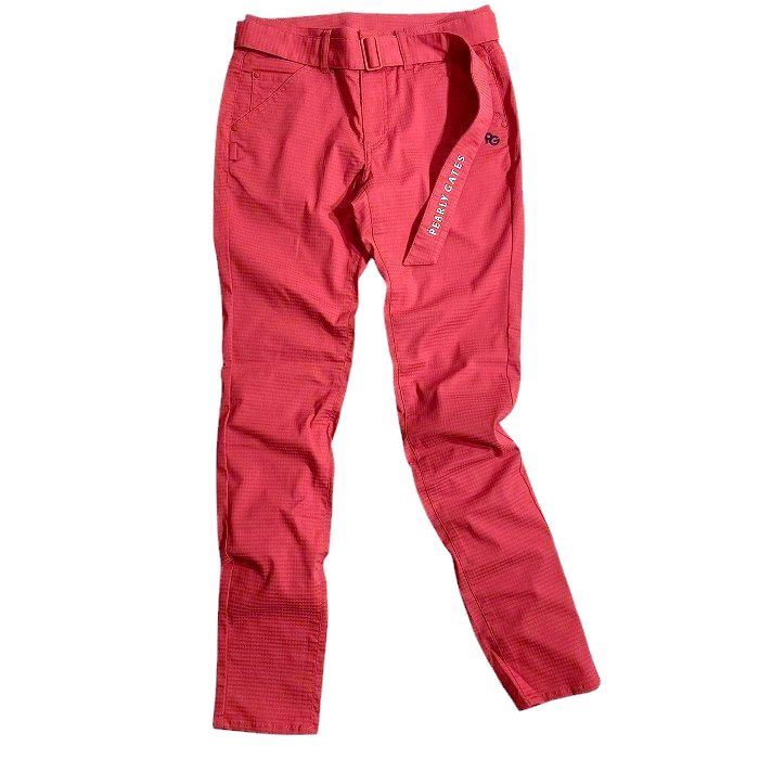 PEARLY GATES パーリーゲイツ ゴルフ コットン混 ドビー 織り柄 ベルト