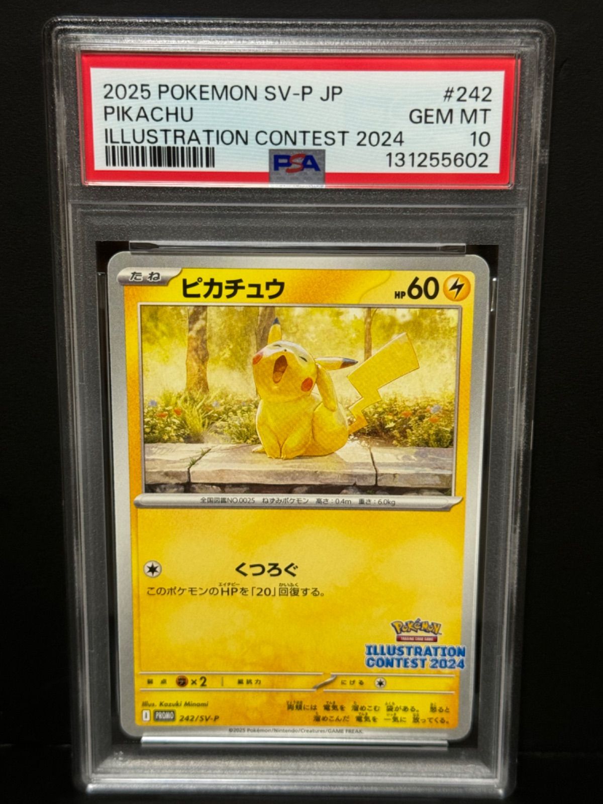 PSA10 ピカチュウ 242/SV-P PROMO プロモ イラストコンテスト2024