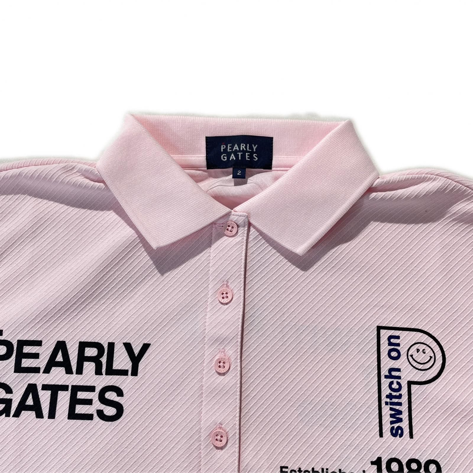 中古 レディース パーリーゲイツ PEARLY GATES 半袖ポロシャツ 2(L