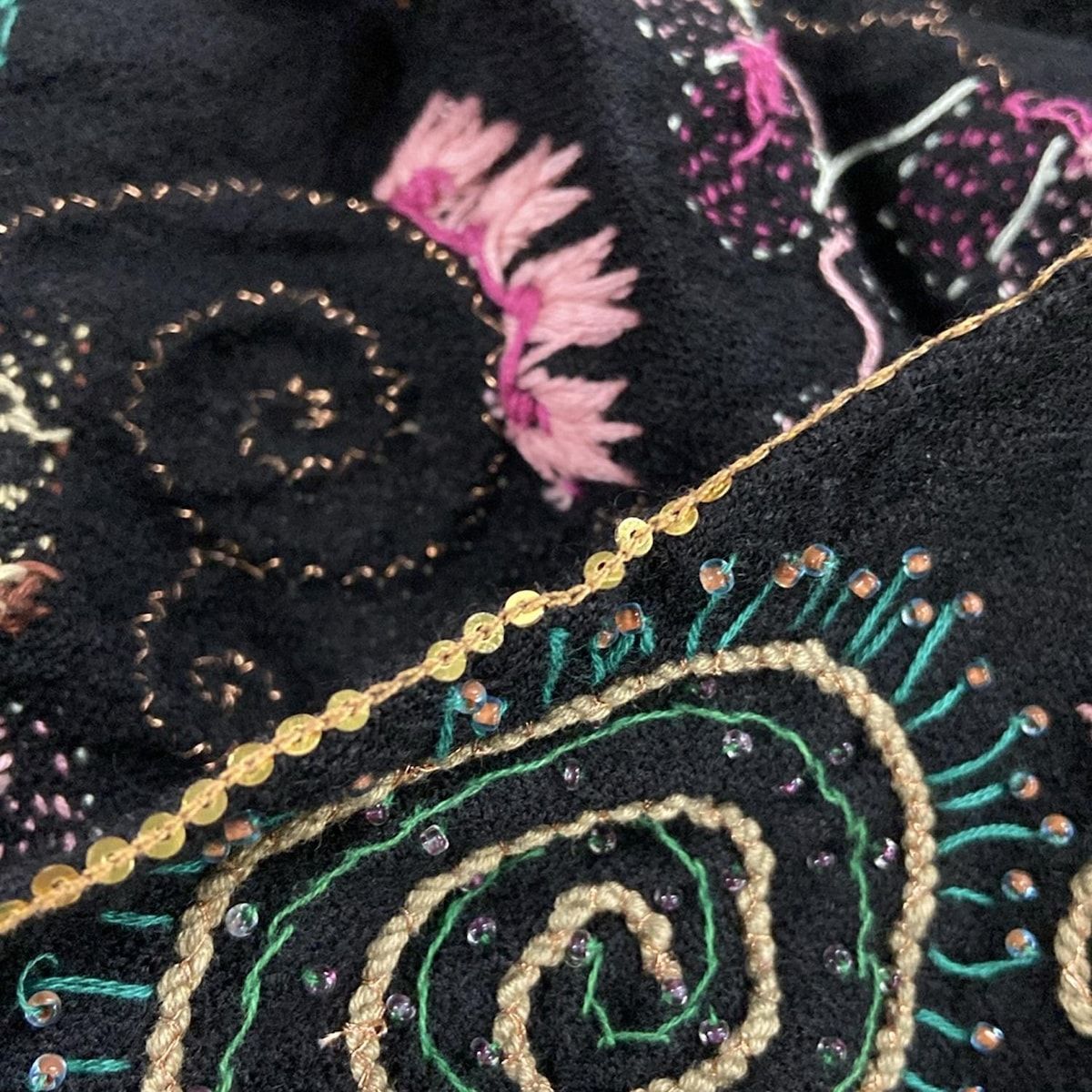 DRIES VAN NOTEN(ドリスヴァンノッテン) ストール(ショール) - 黒