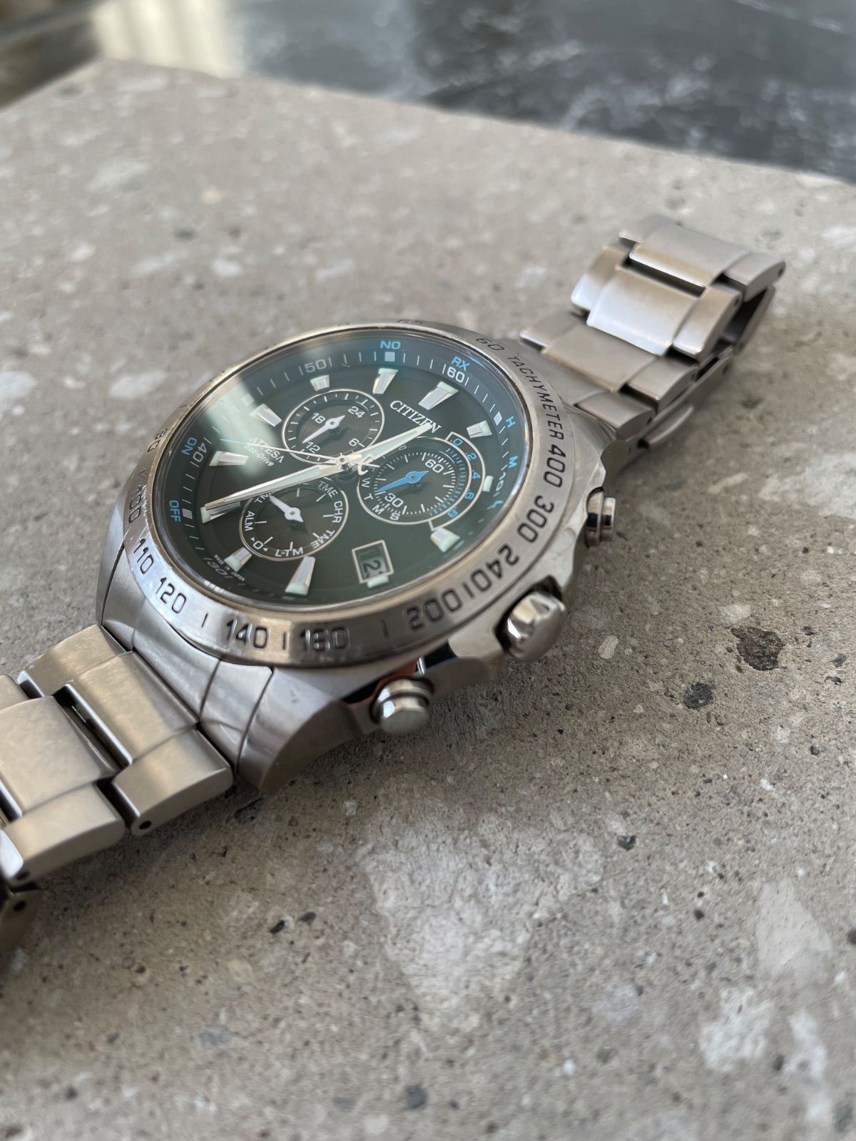 CITIZEN シチズン アテッサ eco-drive エコドライブ クロノグラフ