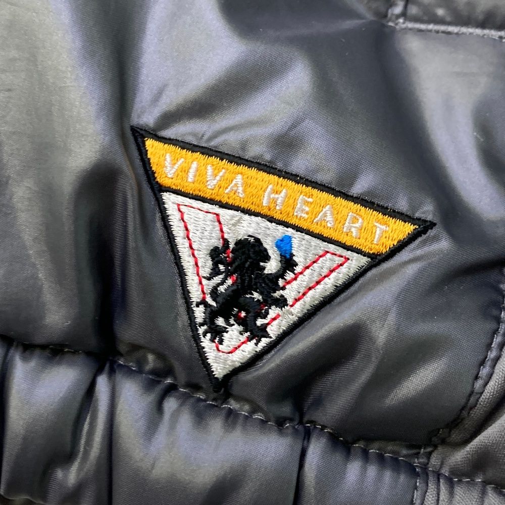 ★12800円⇒9800円 VIVA HEART ダウンジャケット 52 サイズ：52 VIVA HEART ビバハート 2WAY ダウンジャケット グレー系