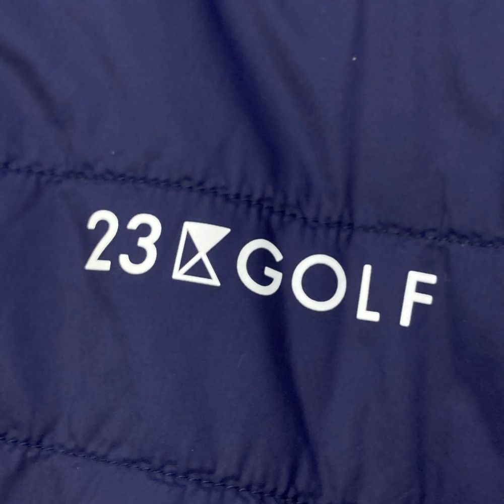 サイズ：2 23区GOLF ニジュウサンクゴルフ 中綿ジャケット ネイビー系