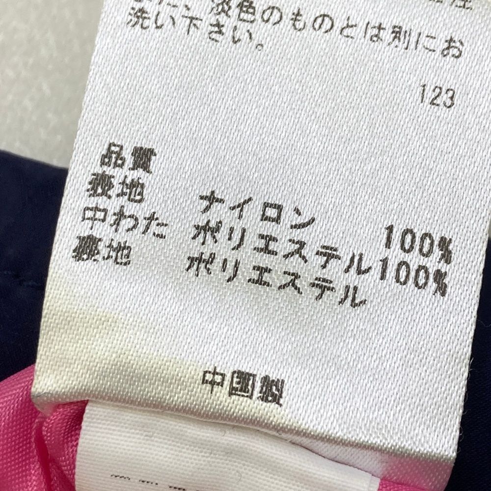 サイズ：2 23区GOLF ニジュウサンクゴルフ 中綿ジャケット ネイビー系
