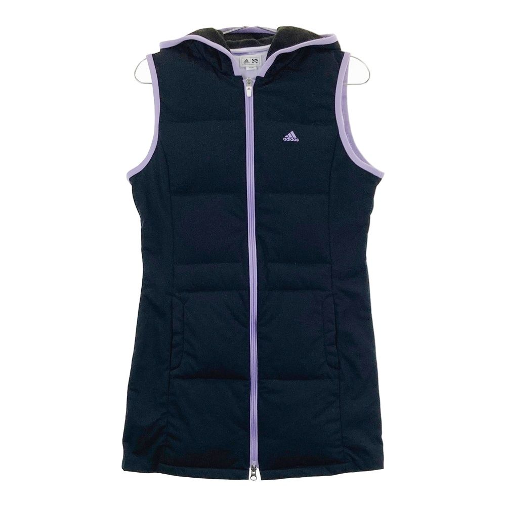 サイズ：M ADIDAS GOLF アディダスゴルフ フード付 ダウンベスト