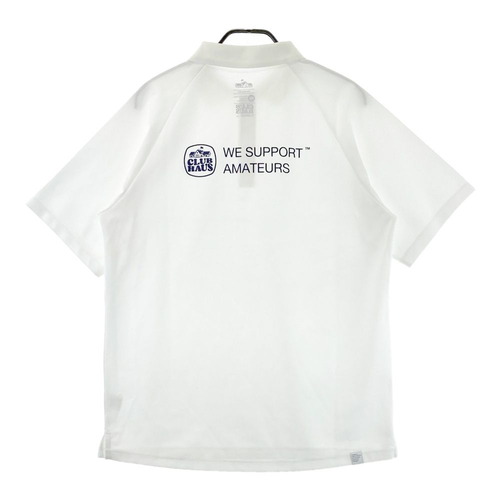 サイズ：XXL CLUBHAUS クラブハウス 半袖ポロシャツ ホワイト系