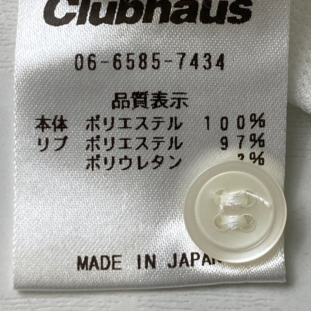 サイズ：XXL CLUBHAUS クラブハウス 半袖ポロシャツ ホワイト系
