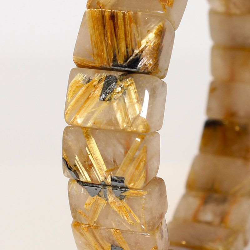 地球のエネルギーを感じる【太陽放射ルチルバングル】16mm 一点物