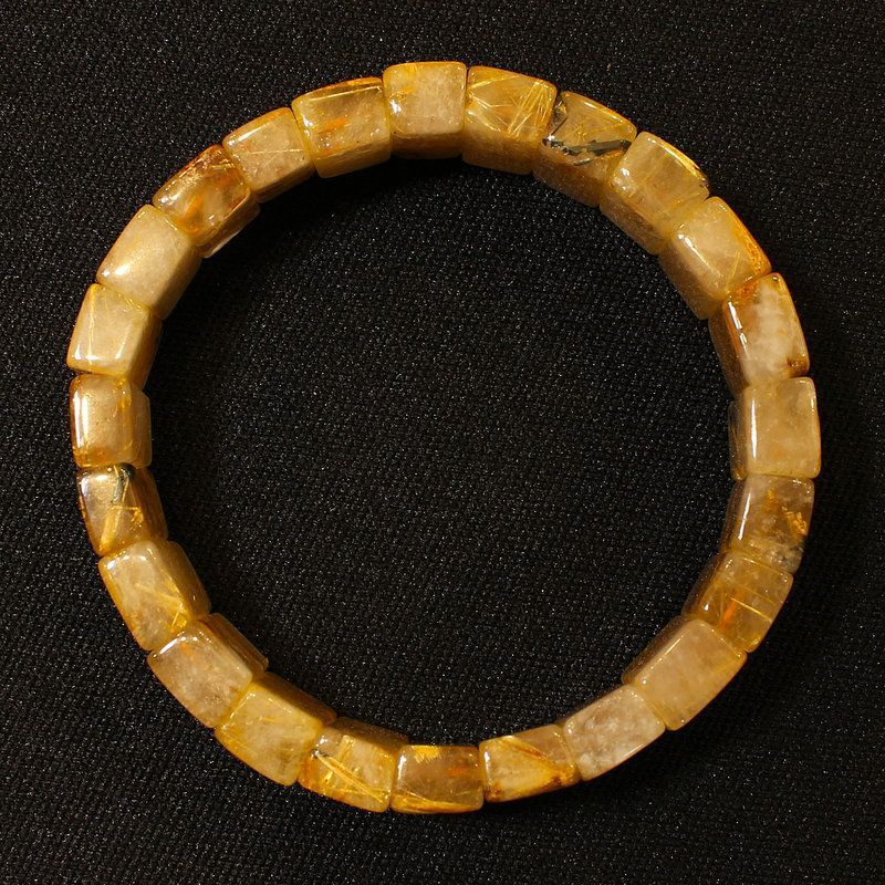 地球のエネルギーを感じる【太陽放射ルチルバングル】16mm 一点物