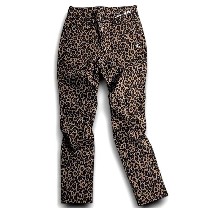 PEARLY GATES パーリーゲイツ ゴルフ ドビー変形ダイヤ レオパード柄