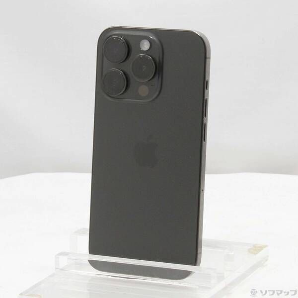 限定セール，100%新品 〔中古品〕 iPhone15 Pro 256GB ブラックチタニウム MTUC3J／A SIMフリー【198】 スマートフォン本体