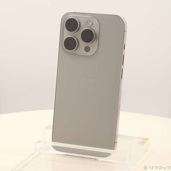中古品〕 iPhone15 Pro 256GB ナチュラルチタニウム MTUF3J／A SIM