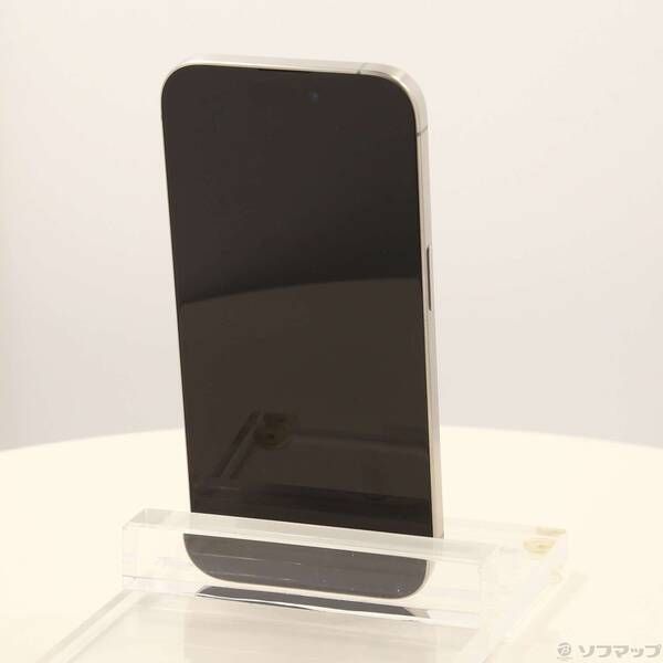 〔中古品〕 iPhone15 Pro 256GB ナチュラルチタニウム MTUF3J／A SIMフリー【344】