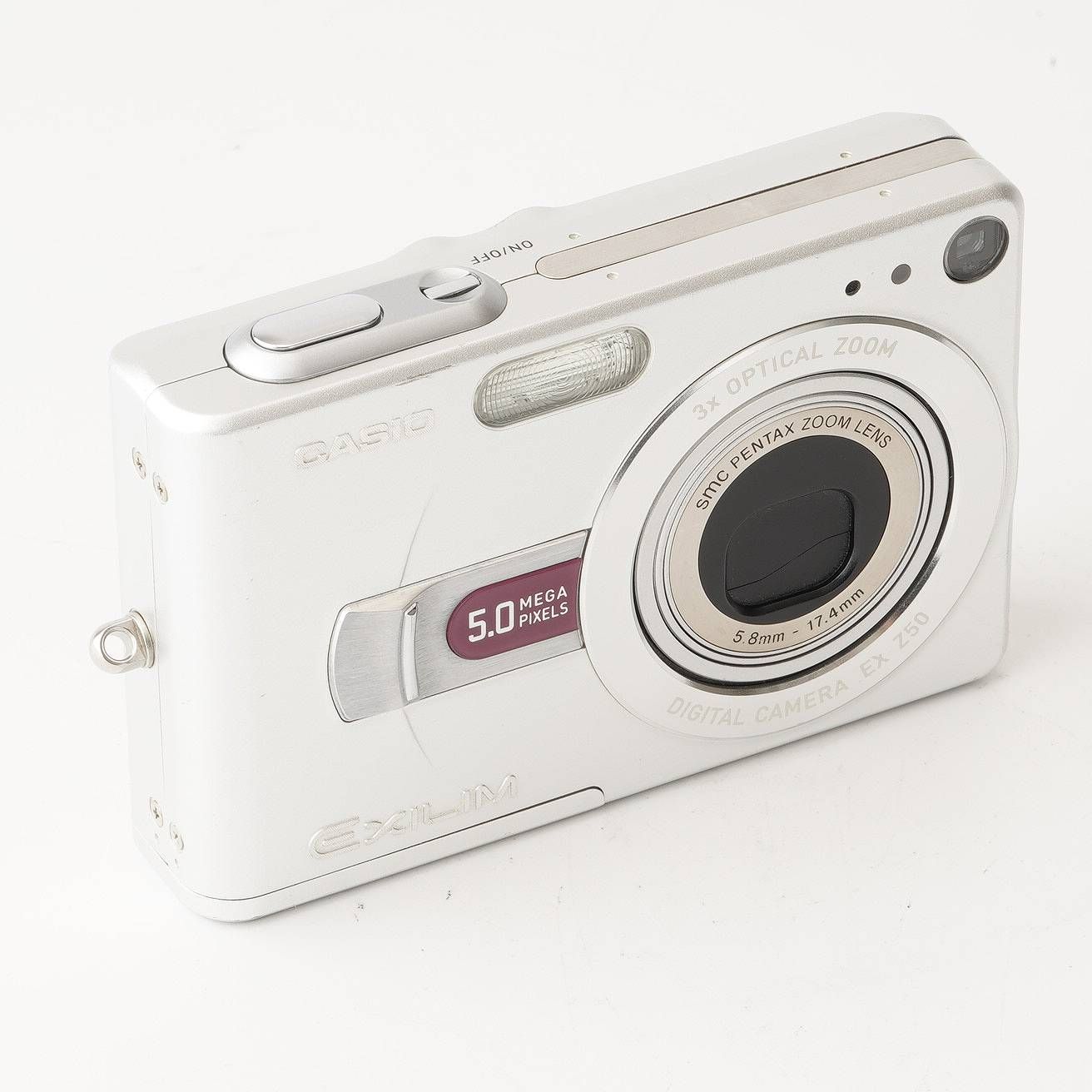 カメラ カシオ Casio EXILIM EX-Z50 シルバー 3X 光学ズーム