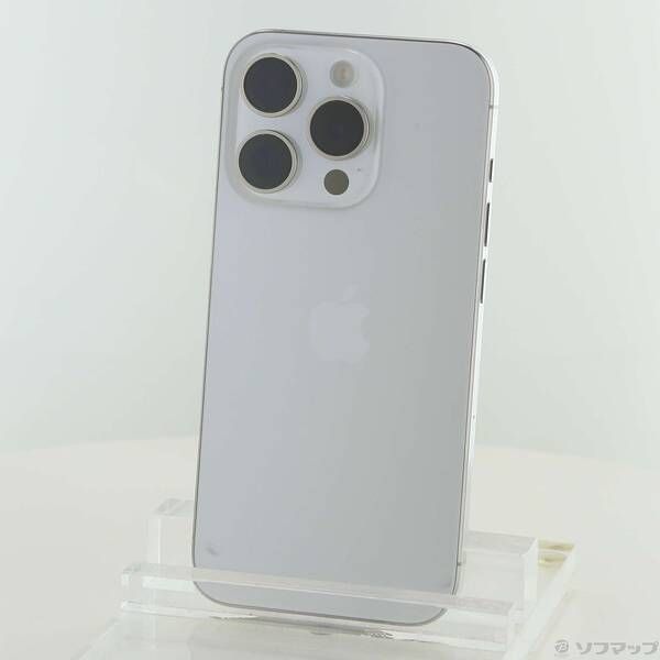 中古品〕 iPhone15 Pro 256GB ホワイトチタニウム MTUD3J／A SIMフリー