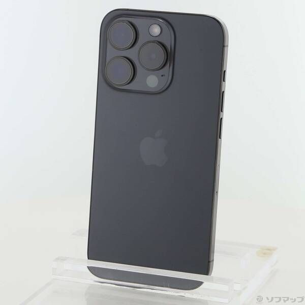 数量限定，低価 〔中古品〕 iPhone15 Pro 256GB ブラックチタニウム MTUC3J／A SIMフリー【251】 スマートフォン本体