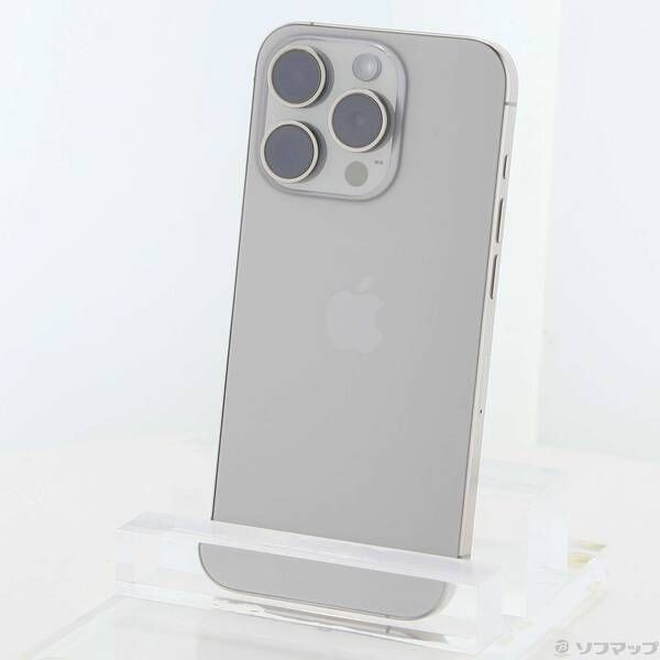 中古品〕 iPhone15 Pro 256GB ナチュラルチタニウム MTUF3J／A SIM