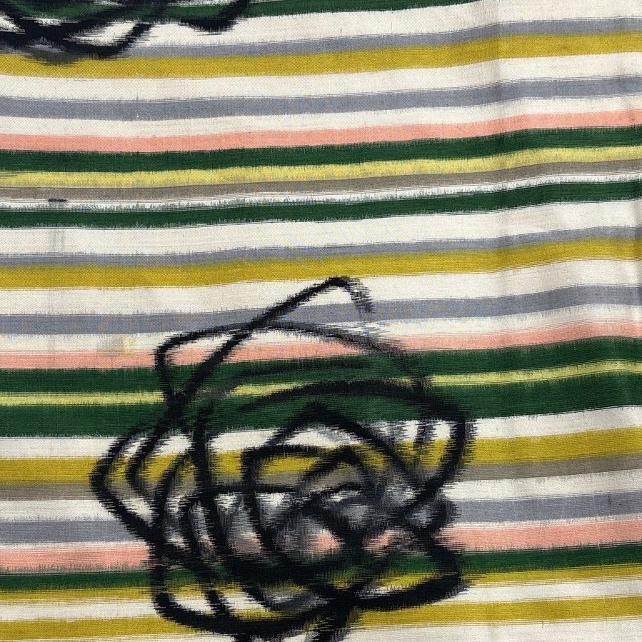 銘仙 4枚 正絹 着物まとめ売り 同梱購入歓迎 リメイク用 着付け練習用