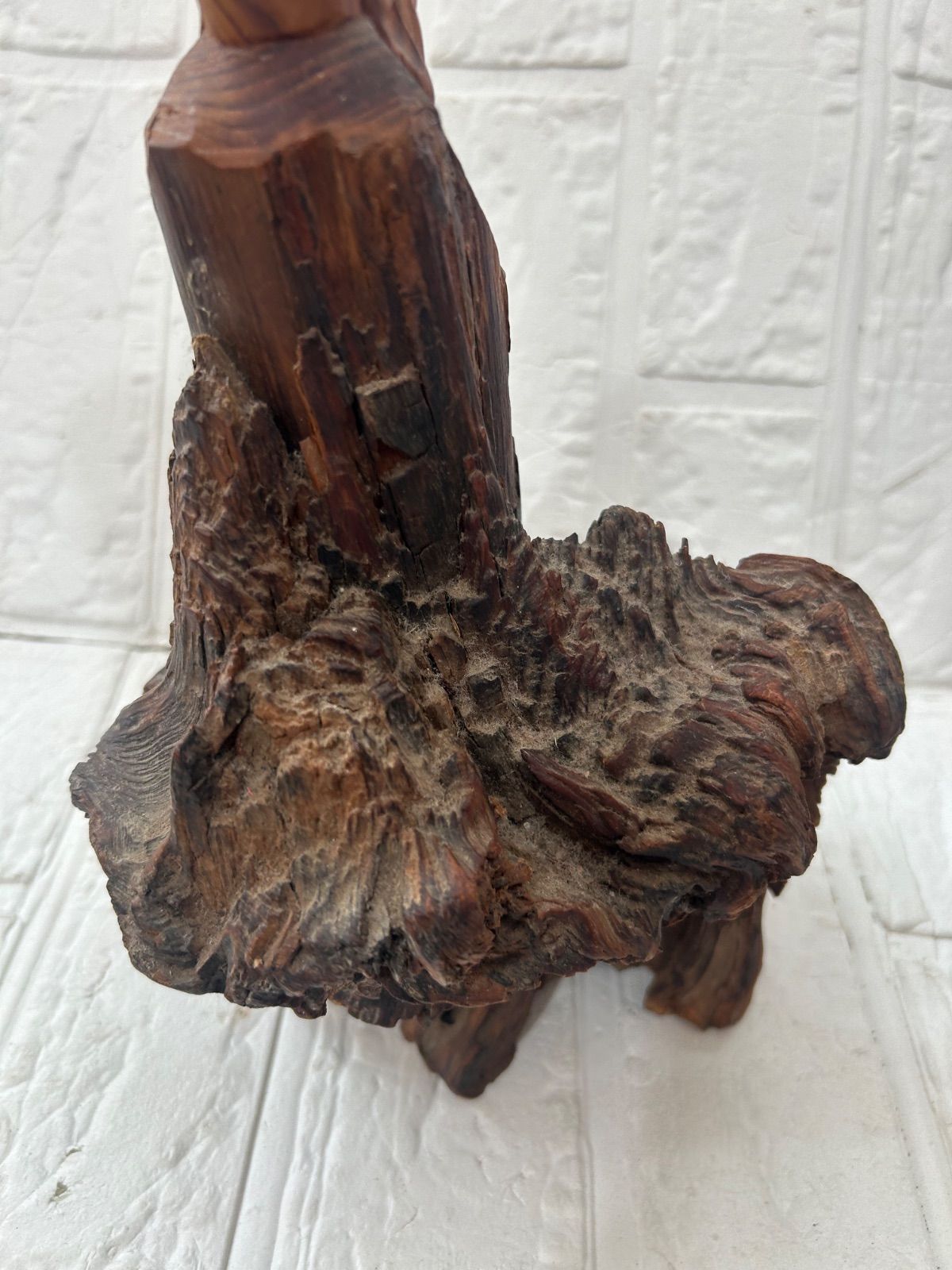 仙人 木彫り オブジェ インテリア コレクション - メルカリ