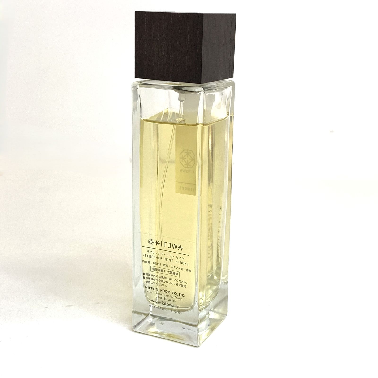 中古品】KITOWA REFRESHER MIST HINOKI 100ml キトワ リフレッシャー