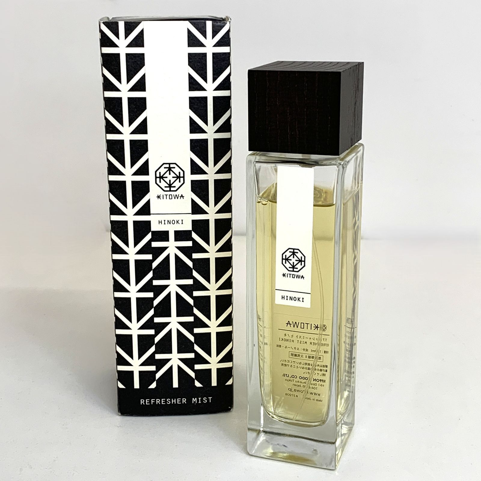 中古品】KITOWA REFRESHER MIST HINOKI 100ml キトワ リフレッシャー