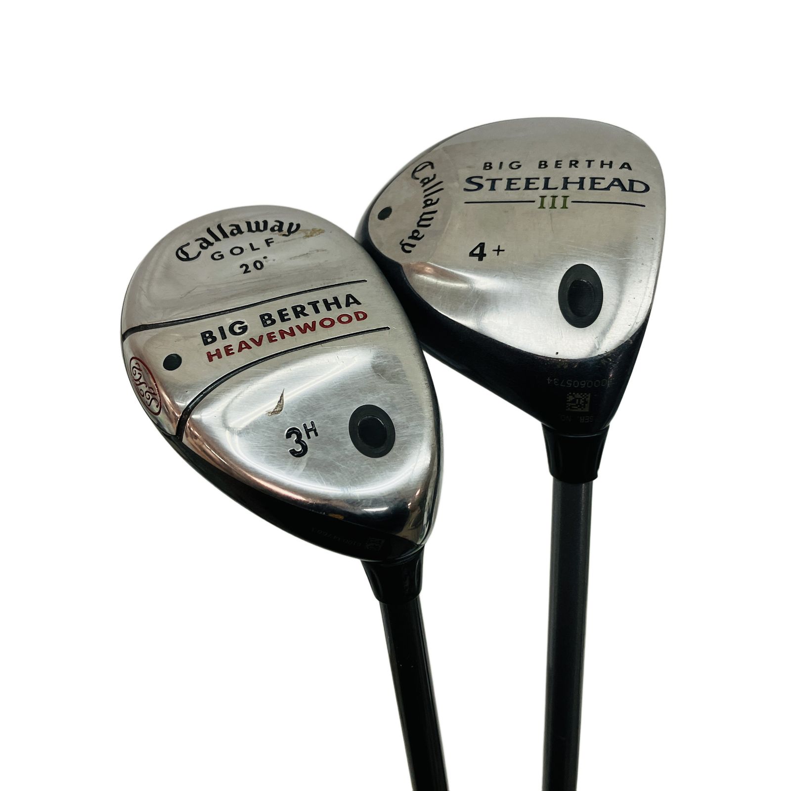 Callaway BIG BERTHA HEAVNWOOD 3H 20° Callaway BIG STEELHEAD III 4+