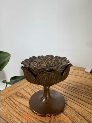 銅細工 薫香炉 香炉 香道具 装飾品 工芸品 美術品 置物 銅 細工 蓮華香炉 ショップ 茶道具 香道具 装飾品 工芸品 美術品 置物