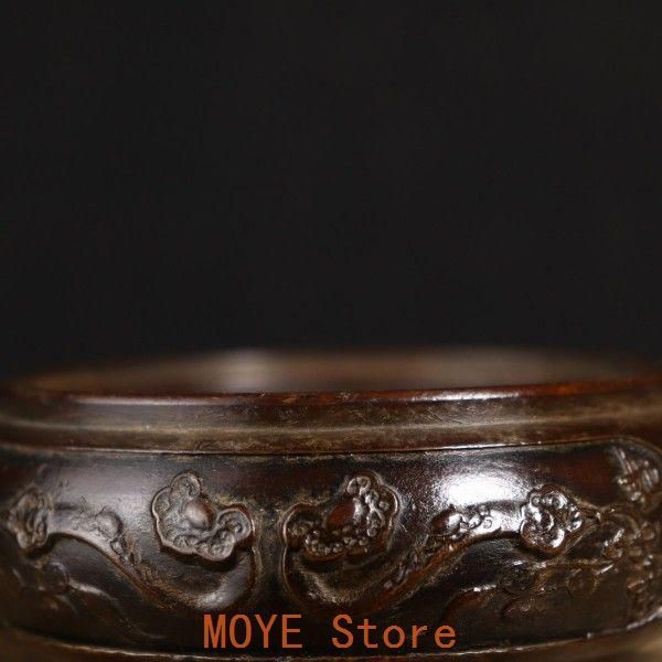 銅器 彫花平底薫炉 香薫炉 沈香檀香炉 工芸品 美術品 置物 - メルカリ