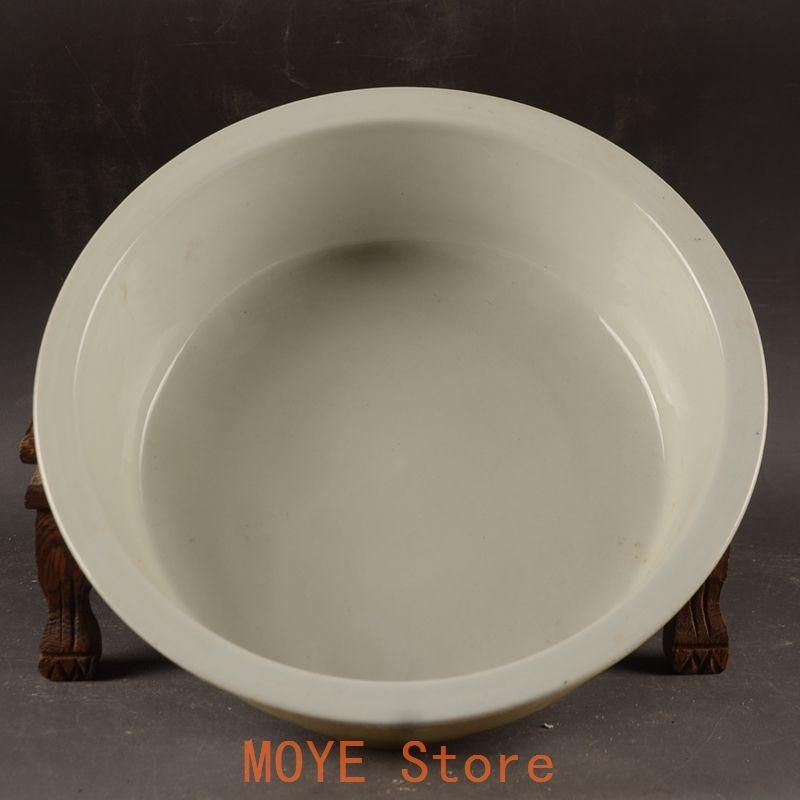 黄地に鶴紋 円形 筆洗い 水仙鉢 工芸品 置物 黄地に鶴紋 円形 筆洗い 水仙鉢 工芸品 置物 - メルカリ