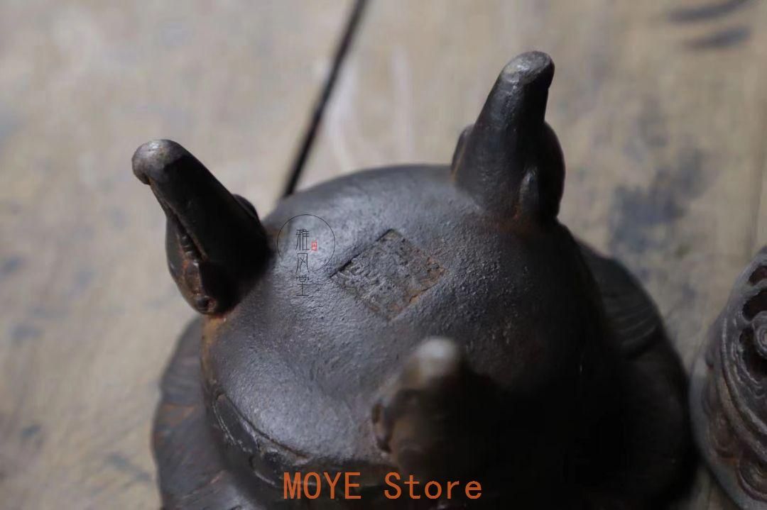 鉄器 鉄炉 鉄製香炉 デスク 書斎 香道具 工芸品 置物 - メルカリ