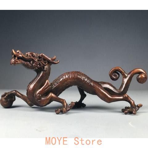 銅 細工 竜 文鎮 筆架 押し尺 茶台 茶寵 工芸品 美術品 置物 - メルカリ