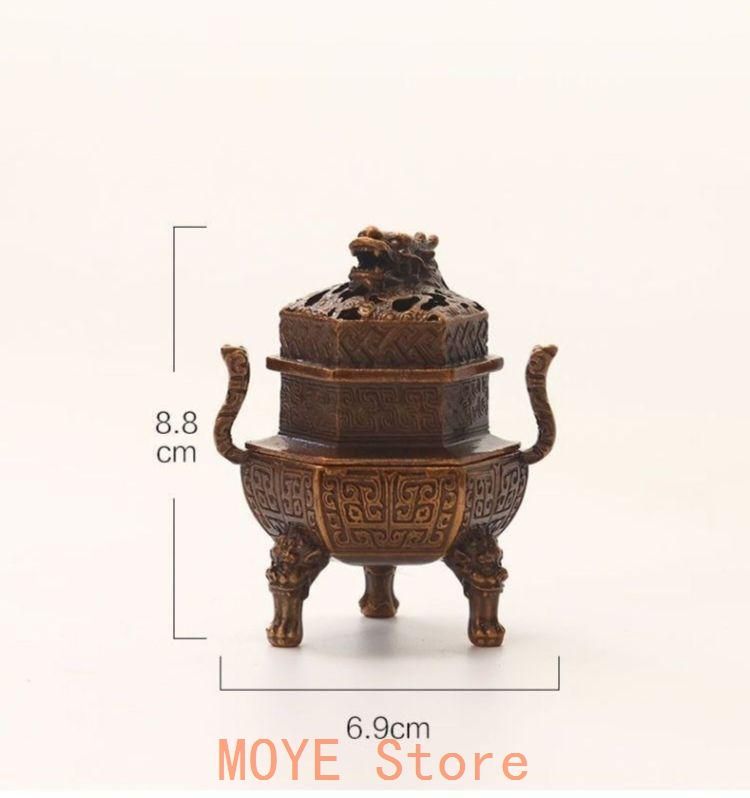 銅器 竜擡頭香炉 茶道具 香道具 装飾品 工芸品 置物 - メルカリ