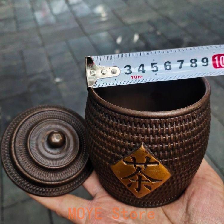 銅器 茶道具 茶筒 工芸品 置物 - メルカリ