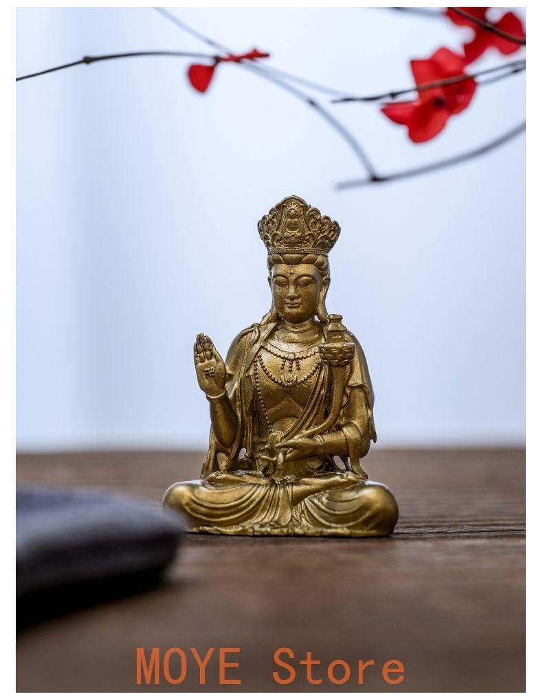 仏教美術 仏像 天冠弥勒菩薩仏像 小仏像 銅製 銅器 仏教美術 仏像 天冠弥勒菩薩仏像 小仏像 銅製 銅器 - メルカリ