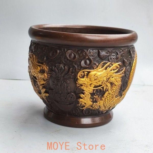 銅 細工 彫刻龍紋杯 装飾品 現代工芸品 美術品 置物 銅 細工 彫刻龍紋杯 装飾品 現代工芸品 美術品 置物 銅 細工 彫刻龍紋