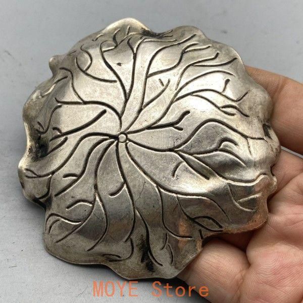 銅製 蓮花蛙皿 カエル 筆洗 灰皿 置物 書道具 文房具 工芸品 美術品