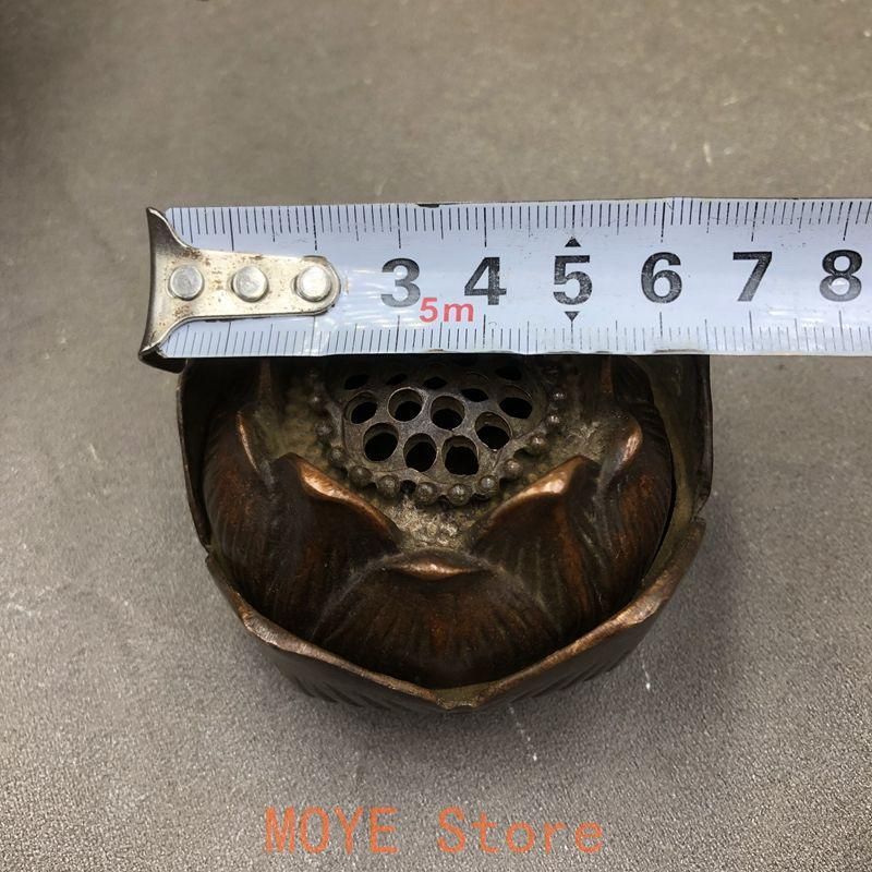香炉 蓮花炉 宣字底 香薫炉 香道具 装飾品 工芸品 銅製品 置物 - メルカリ