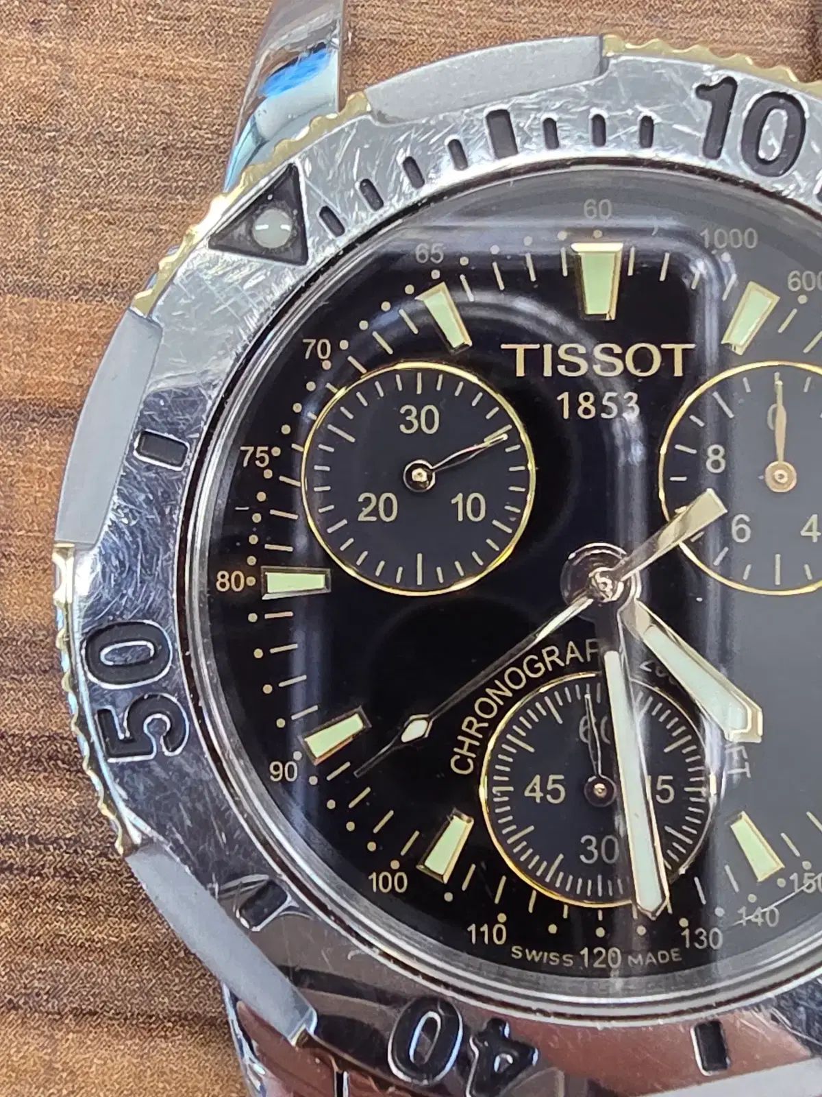 TISSOT ティソ T-Sport PRC 200 クロノグラフ クオーツ ツートン