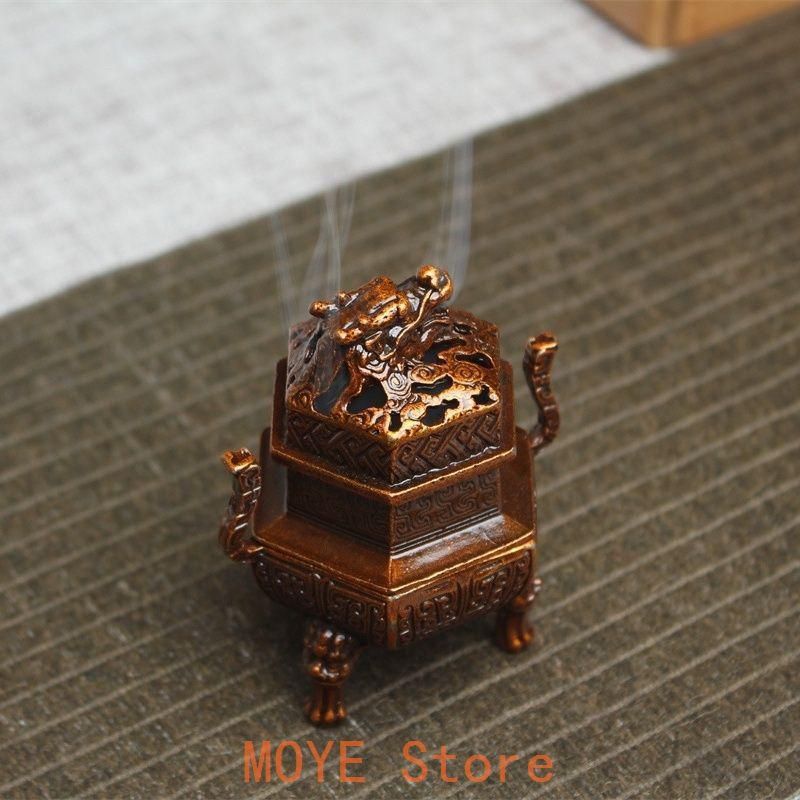 銅器 香炉 竜炉 香道具 装飾品 工芸品 置物 銅器 香炉 竜炉 香道具 装飾品 工芸品 置物 新品未使用】銅器 香炉