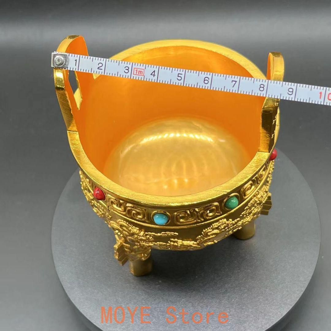 三足鼎 双耳九龍熏香炉 彫刻 置物 開運 金運 風水 工芸品 美術品 三足鼎 双耳九龍熏香炉 彫刻 置物 開運 金運 風水 工芸品