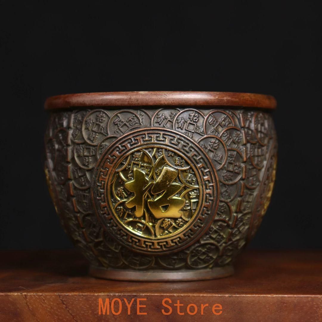銅器 四象聚宝盆 鎮宅 辟邪 開運 風水 招財 置物 工芸品 装飾品 銅器 四象聚宝盆 鎮宅 辟邪 開運 風水 招財 置物 工芸品 装飾品 楽天