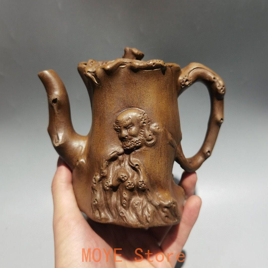 宜興 紫砂壷 ダルマ壺 煎茶道具 工芸品 美術品 置物 - メルカリ