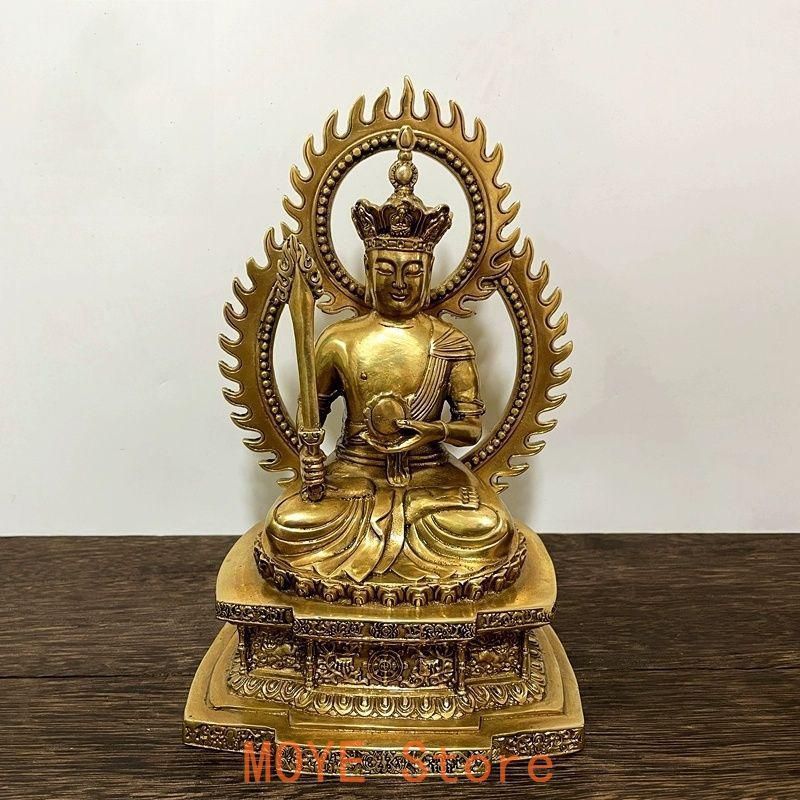 地蔵 虚空蔵菩薩仏像菩薩 観音 銅製 仏像 彫刻 置物 開運 風水 - メルカリ